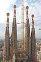Four towers of the Sagrada Família