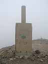 The trig point at the top of Turó de l'Home