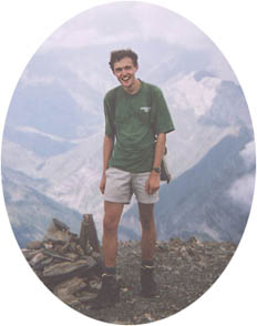 David on the summit of Pim&eacute;n&eacute; (2801 metres) in the Pyrenees