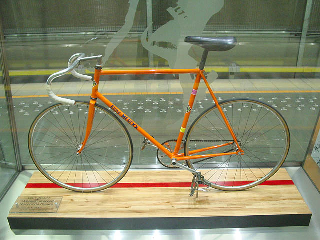 Eddy Merckx's 1-hour world record bike