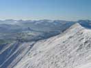 Gatesgill Fell and fell panorama across Derwent Water and the vale of Keswick