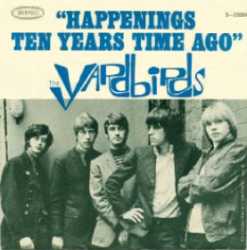 The cover of the 'Happenings Ten Years Time Ago' single